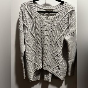 Tommy Bahama High Low Knit Sweater Women’s Size M Gray